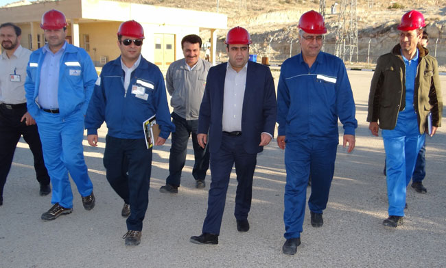 بازدید از میادین گازی هما و شانول و مرکز تفکیک 1