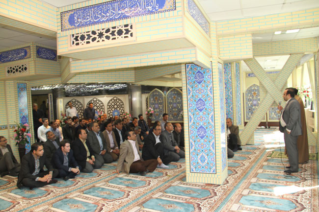 بازسازی و افتتاح نمازخانه 8