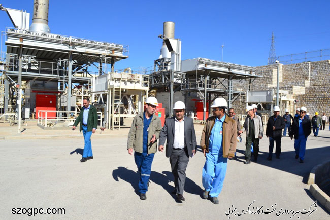 بازدید مدیر عامل شرکت بهره برداری نفت و گاز زاگرس جنوبی از منطقه عملیاتی نار و كنگان 5
