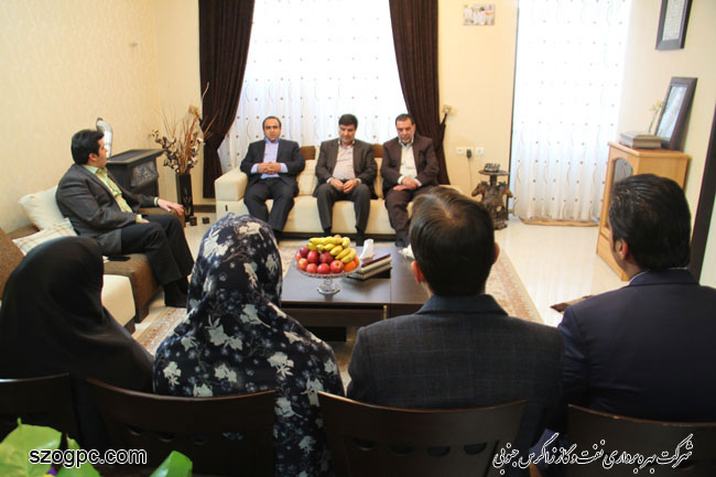 تجلیل از خانواده معظم شهدا در شرکت بهره برداری نفت و گاز زاگرس جنوبی 2