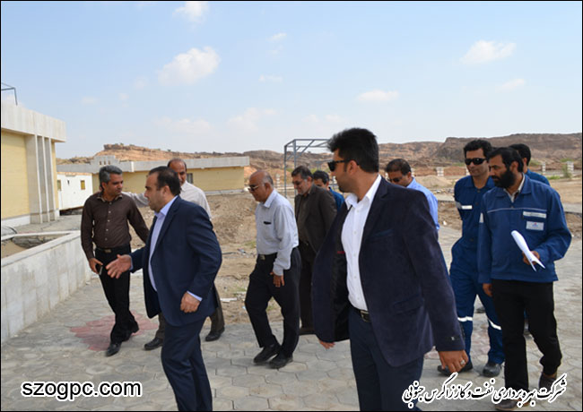 بازدید مدیر عامل شرکت از منطقه عملیاتی سرخون و گشوی جنوبی 3